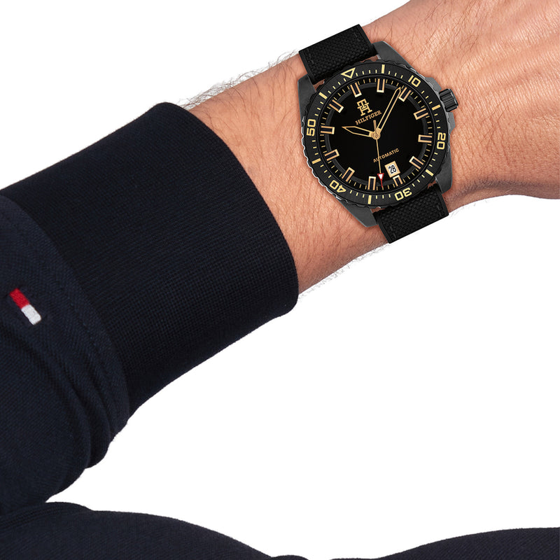 Tommy Hilfiger Carbon Automatic Black Women's Watch TH1792159-zoom-