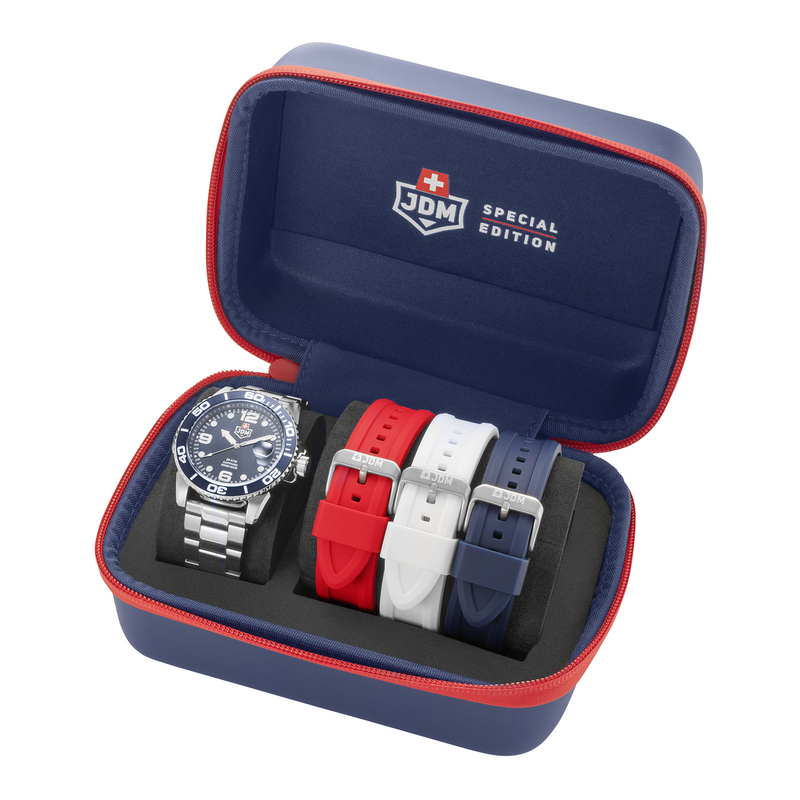 JDM Military Mike Plus Blue Sunray Men's Watch JDM-WG029-02-zoom-