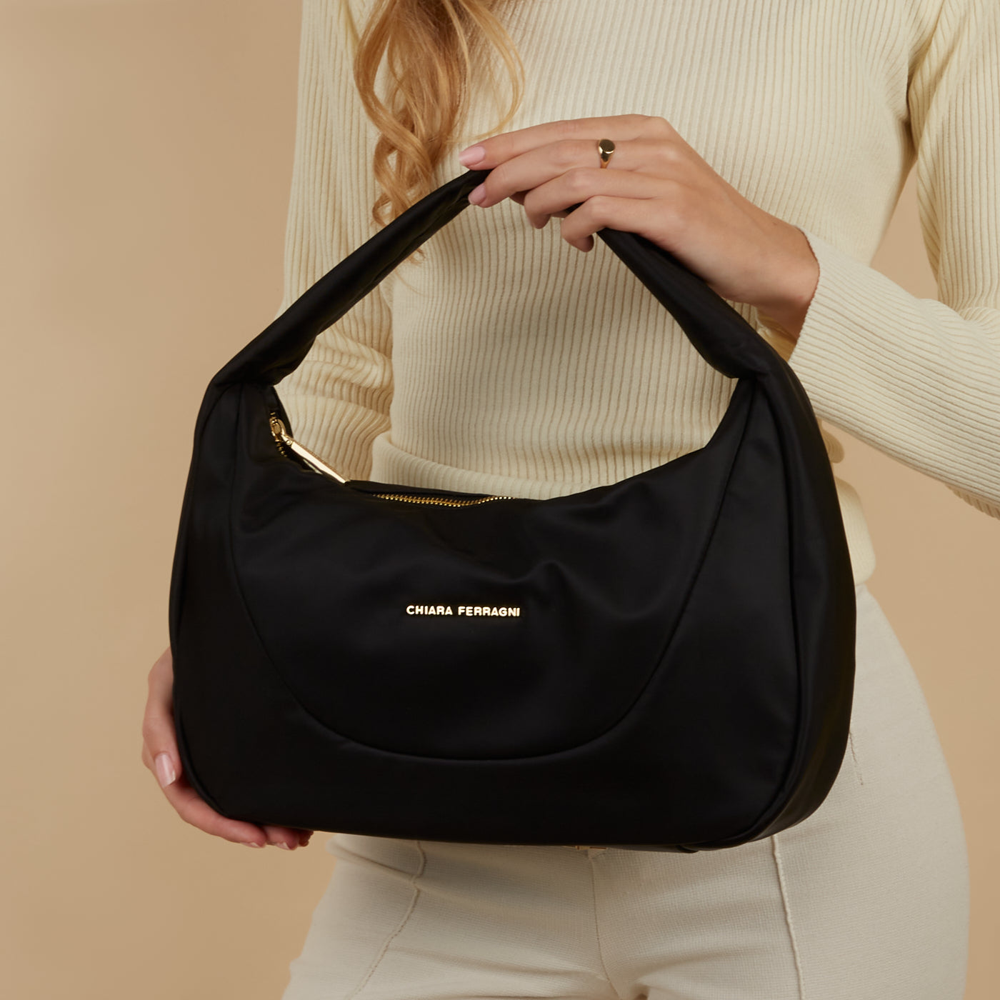 Chiara Ferragni Caia Black Handbag 75SB4BG5-ZS962-899