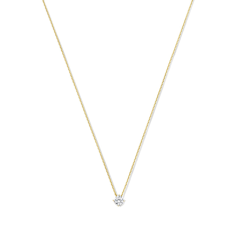 Beloro Jewels Regalo d'Amore 9 karat gold necklace and bracelet gift set with zirconia stones BO90048-zoom-