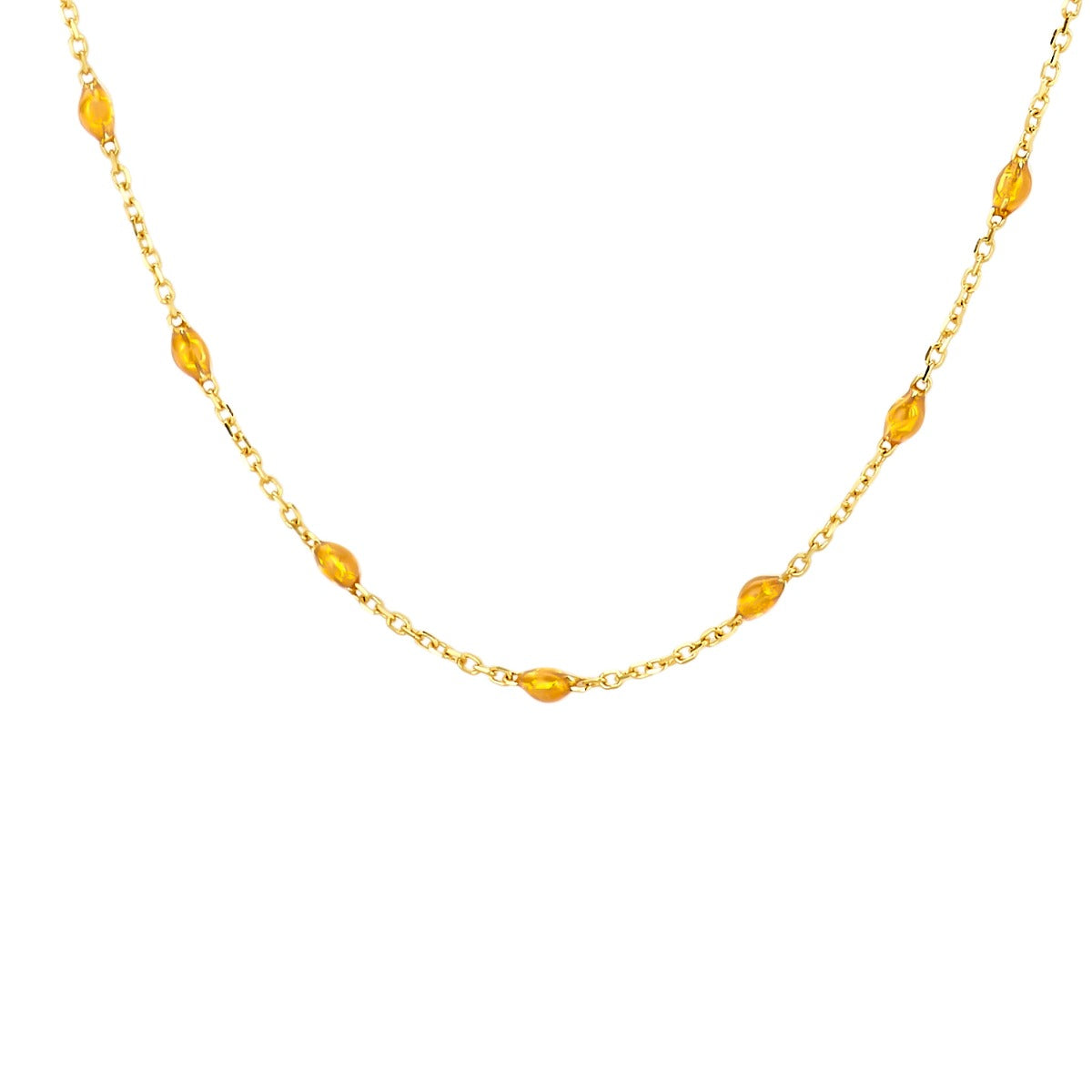 Blush 14 karat gold Necklace 3162YRC
