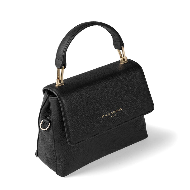 Isabel Bernard Femme Forte Heline Black Handbag IB21107-zoom-