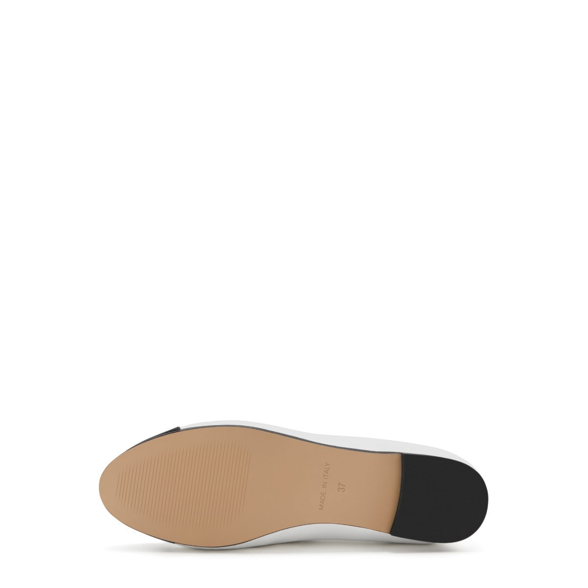 Isabel Bernard Vendôme Ynes White Calfskin Leather Ballerinas IB51011-071-36