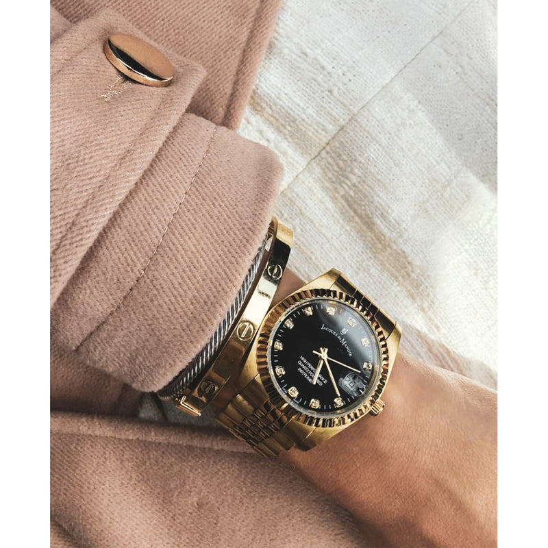 Jacques du Manoir Inspiration Gold Watch NRO.21-zoom-