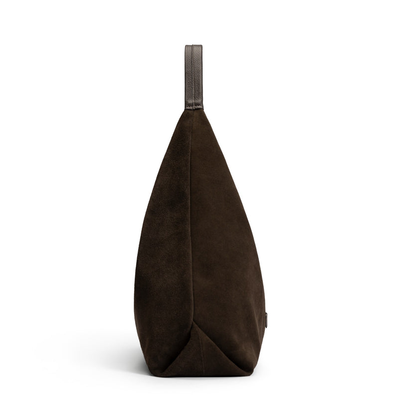 Isabel Bernard Honoré Grace dark brown suede shoulder bag IB25093-131-zoom-