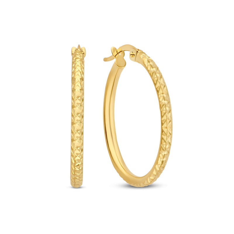 Isabel Bernard Cadeau d´Isabel 14 Carat Golden Earrings Set IB90133-zoom-