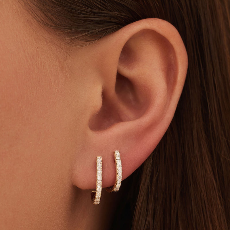 Isabel Bernard Rivoli Alizée 14 Karat Gold Half Hoop Earrings IB360267-zoom-