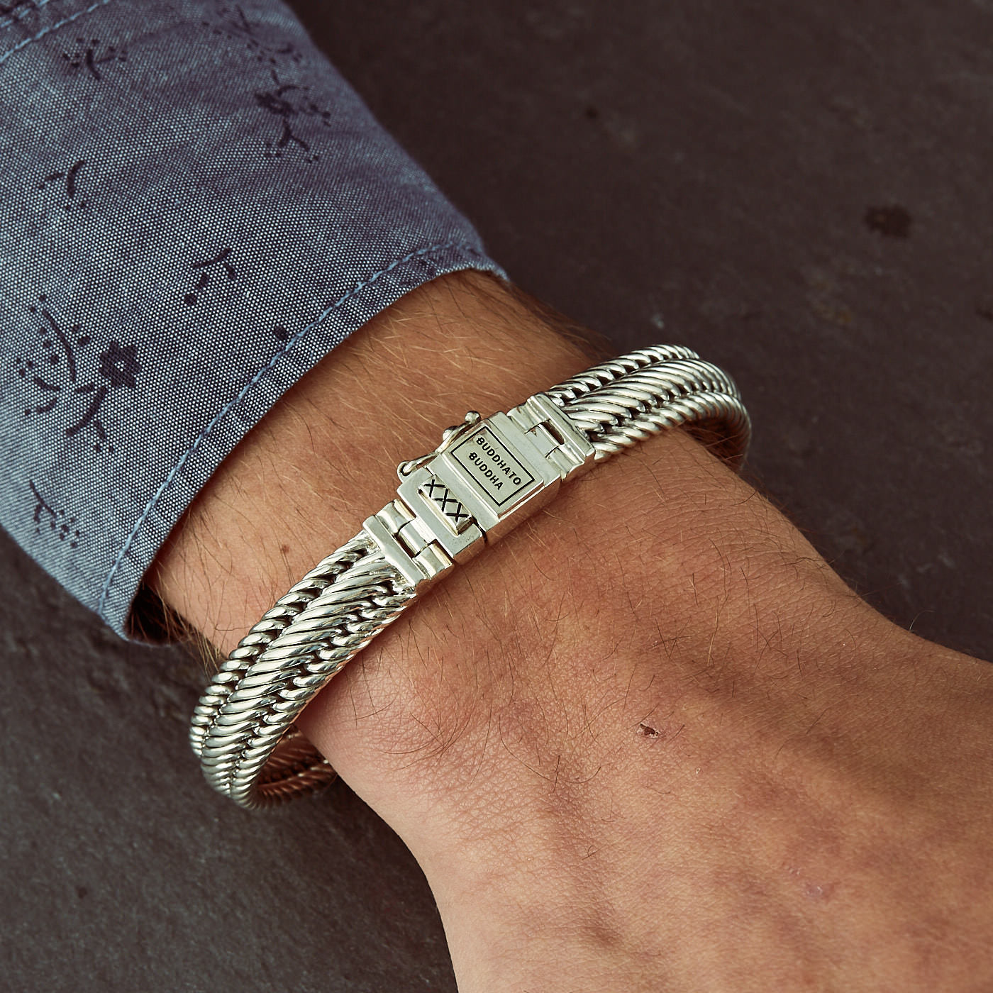 Buddha to Buddha Edwin Silver Bracelet BTBJ155-E