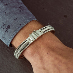 Buddha to Buddha Edwin Silver Bracelet BTBJ155-E