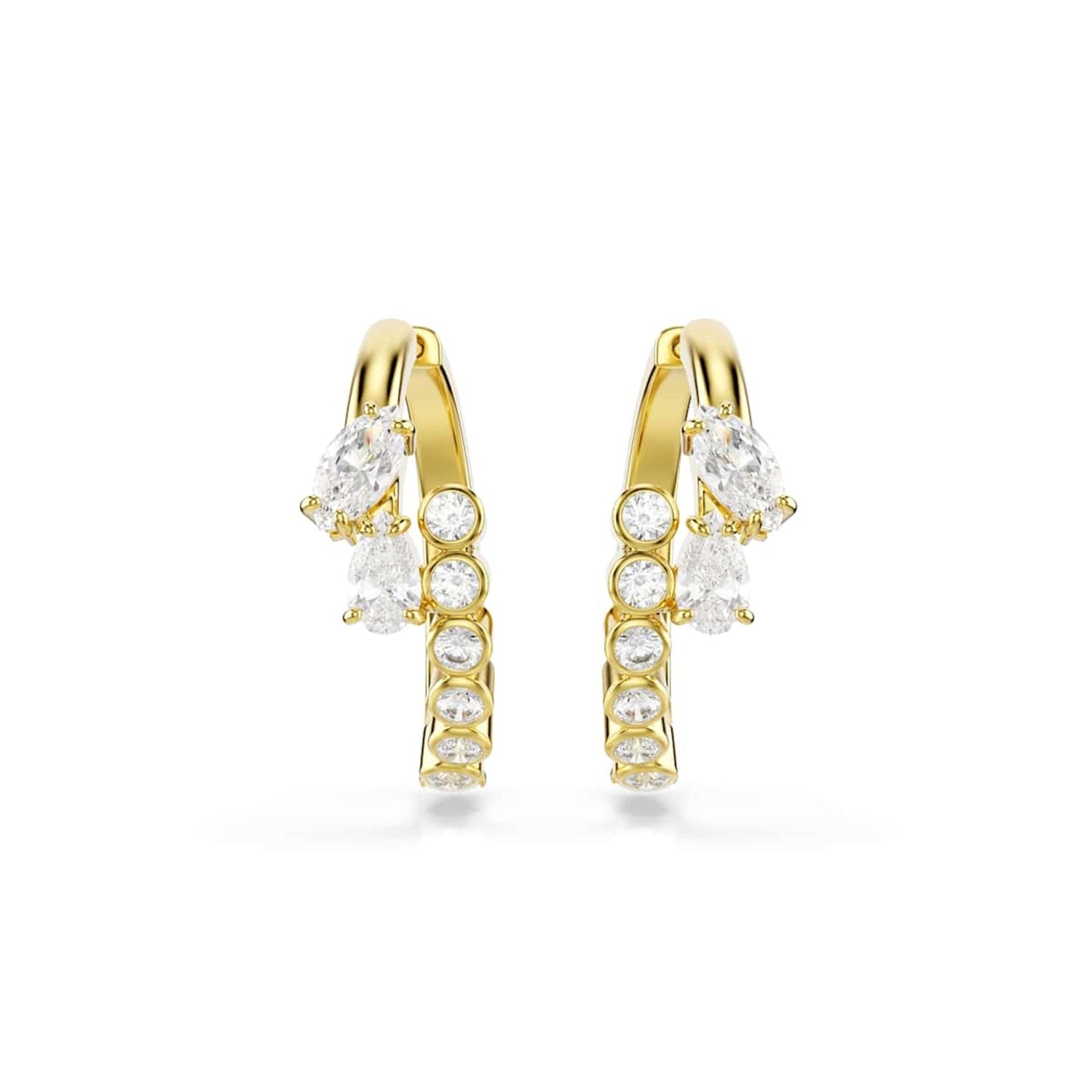 Swarovski Mesmera Attract Gold-Tone Hoop Earrings 5761975