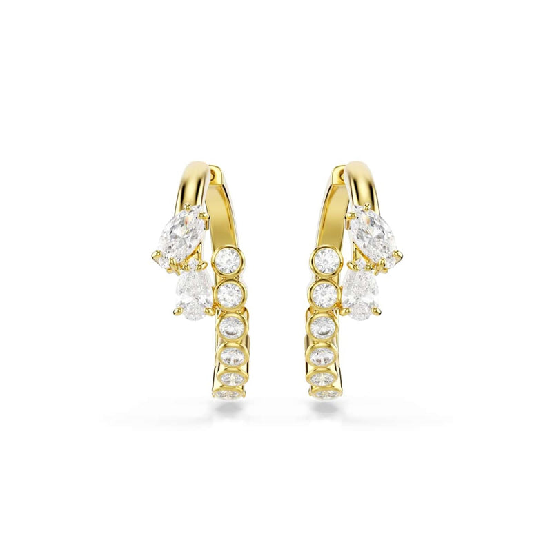 Swarovski Mesmera Attract Gold-Tone Hoop Earrings 5761975-zoom-