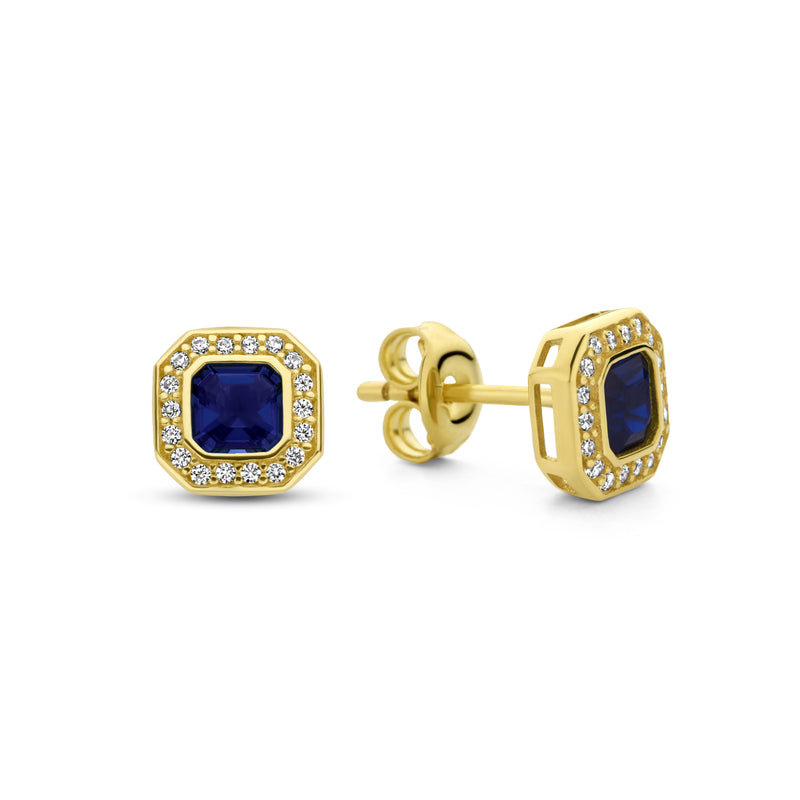 Beloro Jewels Monte Napoleone Sofia 9 carat gold Ear Studs BO360045-zoom-
