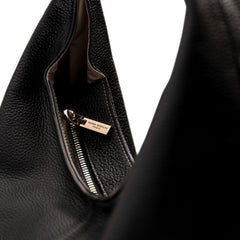 Isabel Bernard Honoré Grace black calfskin leather shoulder bag IB25093-001