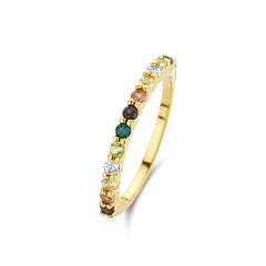 Parte Di Me Santa Maria del Fiore 925 sterling Silver gold plated Ring PDM33028-52