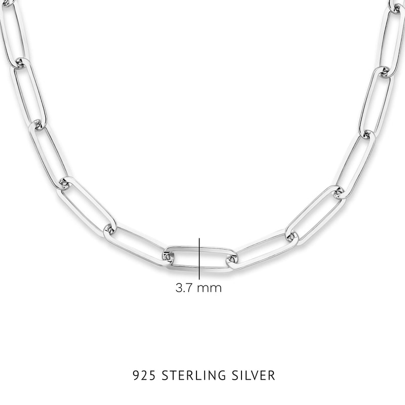 Parte Di Me Bibbiena Poppi Felice 925 Sterling Silver Schakel Necklace PDM34091-zoom-