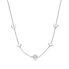 Violet Hamden Luna 925 Sterling Silver Necklace VH340043