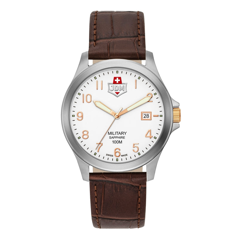 JDM Military Alpha I White Men's Watch JDM-WG001-02-zoom-