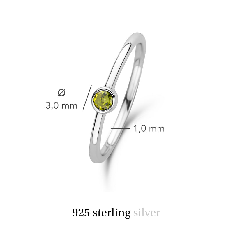 Violet Hamden Venus Zilveren Ring Met Geboortesteen VH330007JUL-56-zoom-