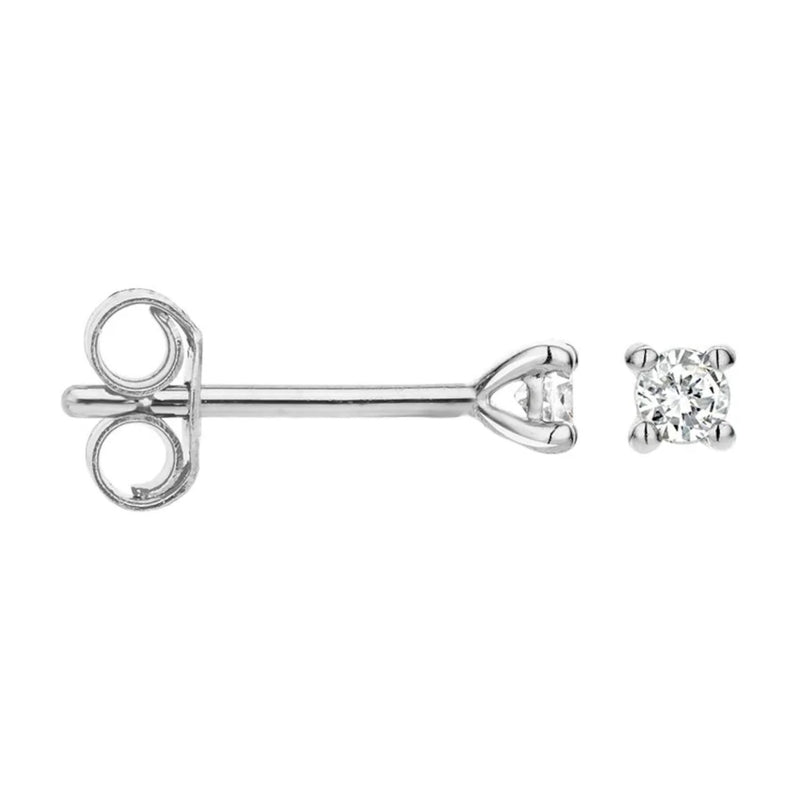 Blush Diamonds 14 karat white gold Ear Stud 7601WDI-zoom-