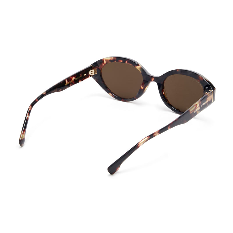 Isabel Bernard La Villette Rosaire Brown Tortoise Ovale Sunglasses IB400002-04-14-zoom-