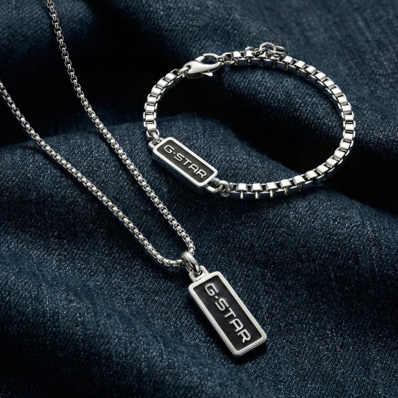 G-Star Floatcore Silver Box Chain Bracelet GSJ.100.05-zoom-