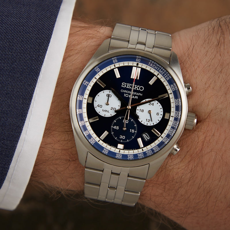 Seiko Silver Watch SSB427P1-zoom-