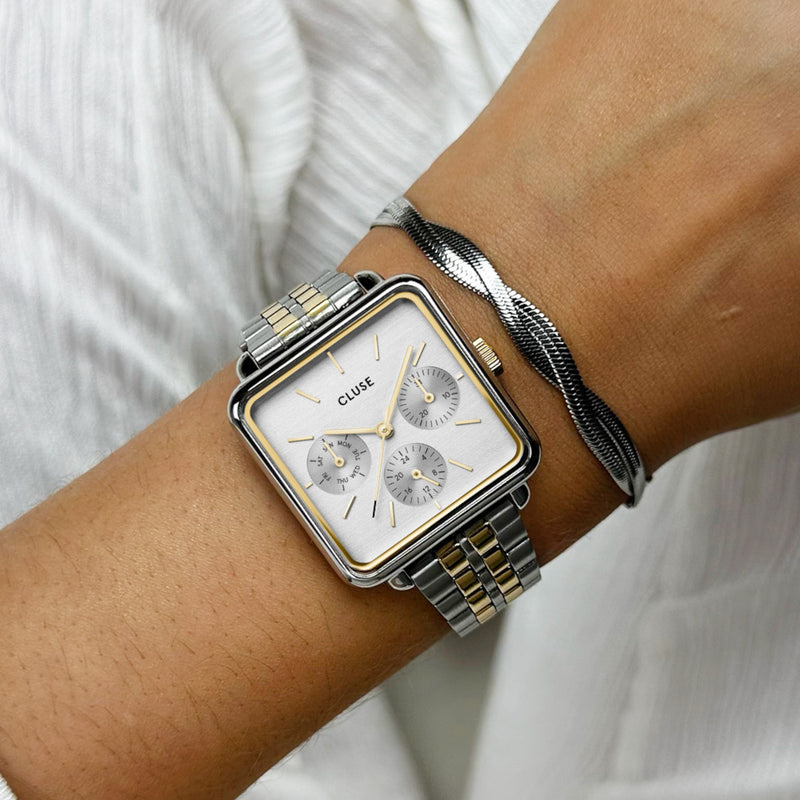 CLUSE La Tétragone Silver Watch CW13803-zoom-
