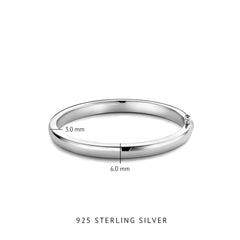 Parte Di Me Bibbiena Poppi Casentino 925 Sterling Silver Bangle PDM32017
