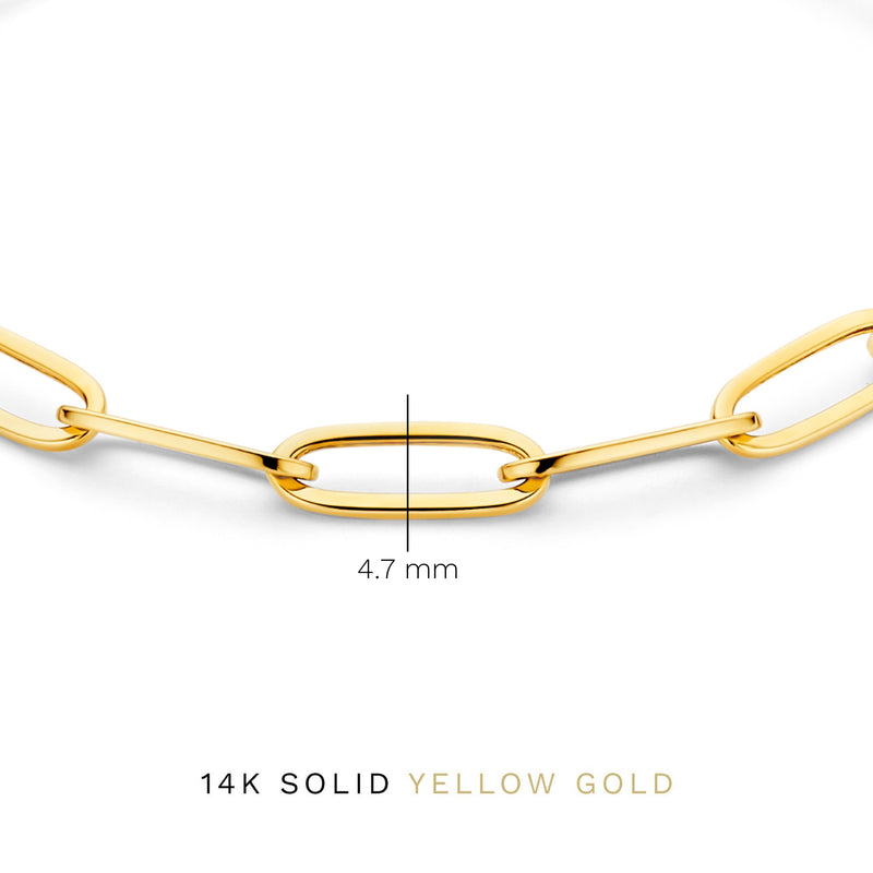 Isabel Bernard Aidee Odile 14 Carat Golden Chain bracelet IB320138-zoom-