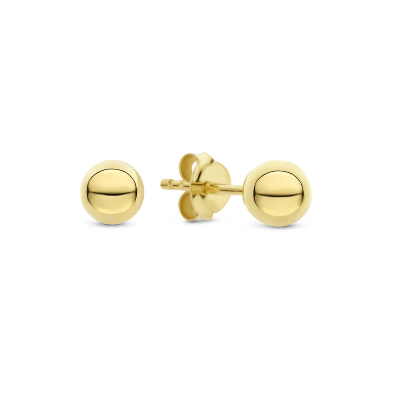 Parte Di Me Bibbiena Poppi Casentino 925 Sterling Silver Gold Plated Ear Studs PDM36166-zoom-