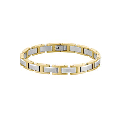 Hugo Boss Stainless Steel Bicolor Men's Chain bracelet HBJ1580793