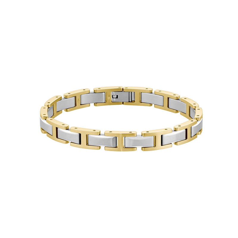 Hugo Boss Stainless Steel Bicolor Men's Chain bracelet HBJ1580793-zoom-