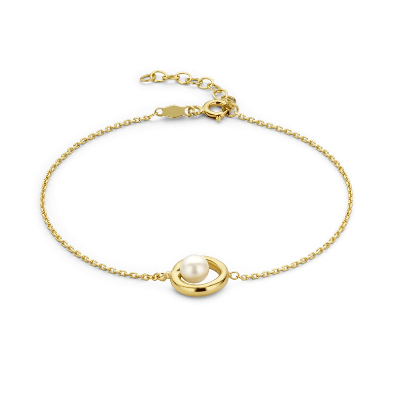 Beloro Jewels Monte Napoleone Perla 9 carat gold Bracelet BO320023-zoom-