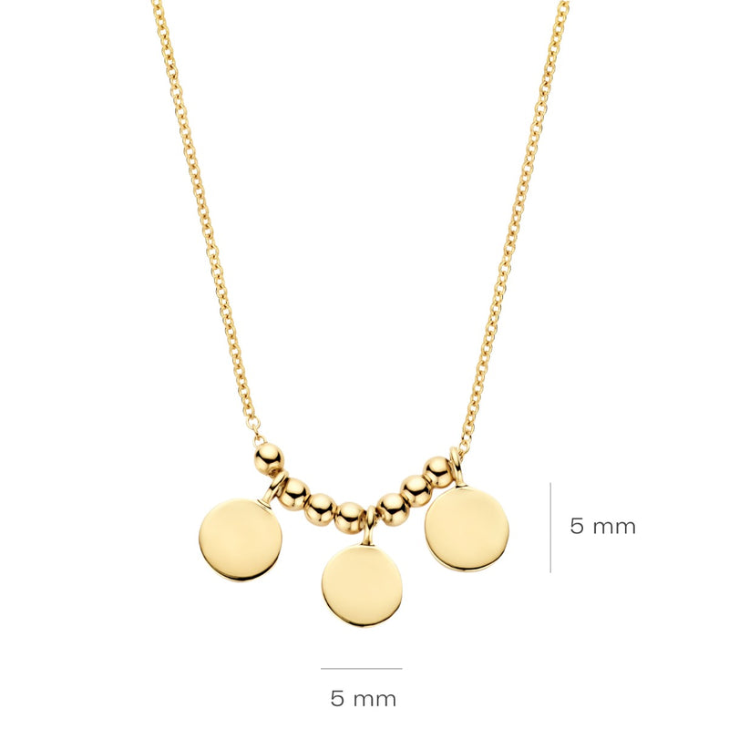 Blush 14 karat gold Necklace 3170YGO-zoom-