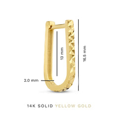 Isabel Bernard Rivoli Laura 14 Carat Golden Drop earrings IB360240