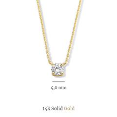 Isabel Bernard Cadeau d'Isabel 14 Carat Golden Necklace and Bracelet giftset IB90029