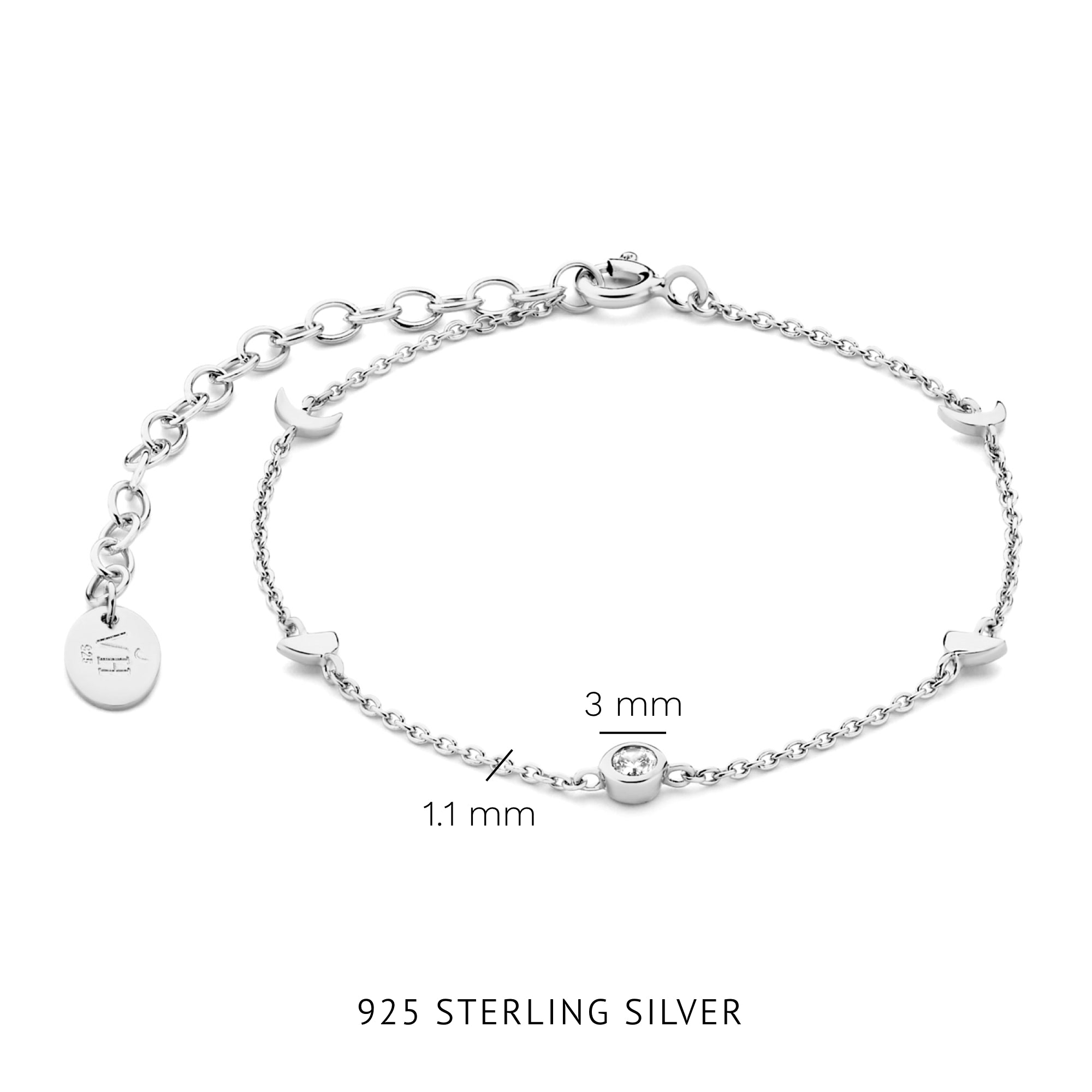 Violet Hamden Luna 925 Sterling Silver Bracelet VH320036