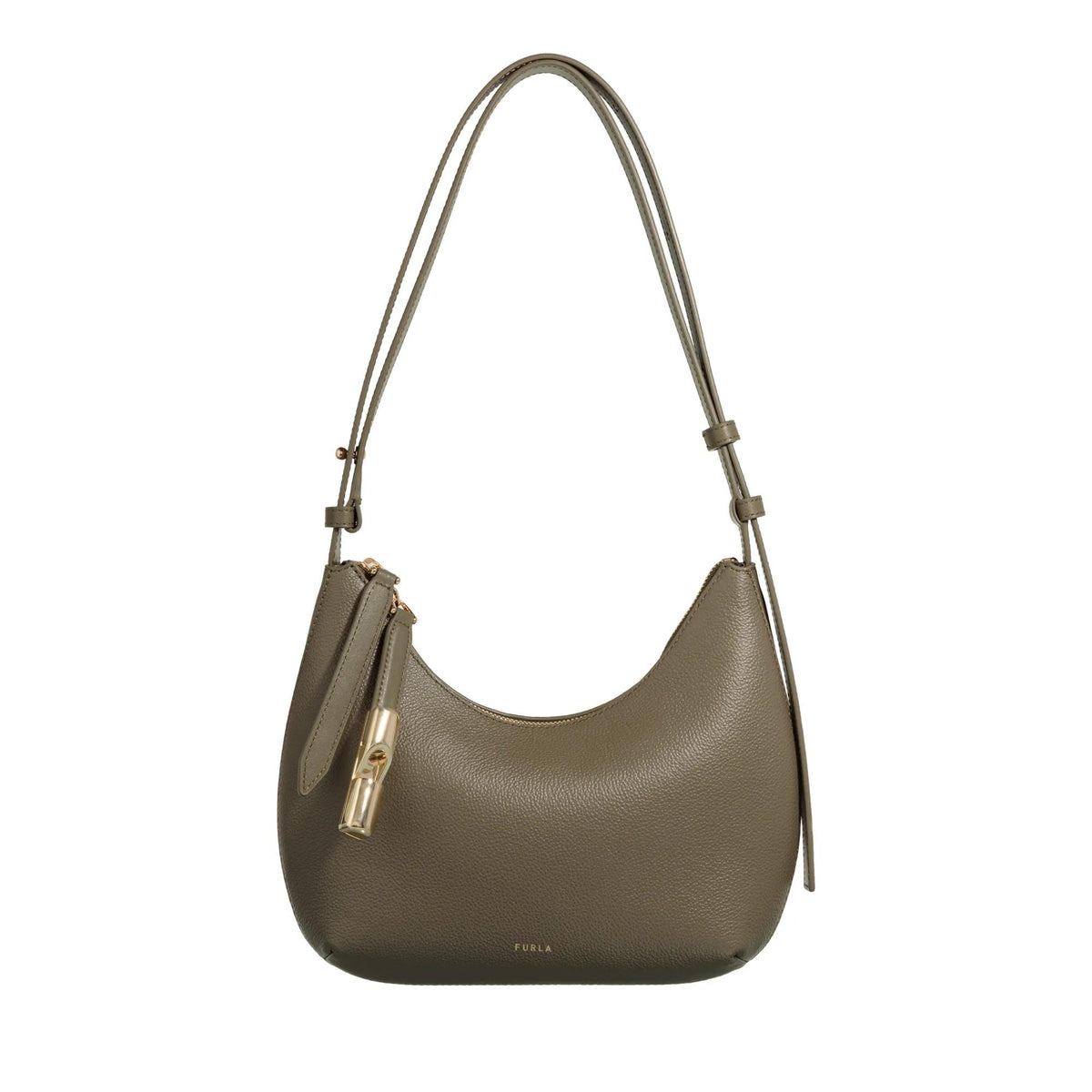 Furla Goccia Green Leather Shoulder bag 2001-A0630148