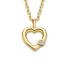 Isabel Bernard De La Paix Amore Necklace With Diamond 0.01 Carat IBD350033