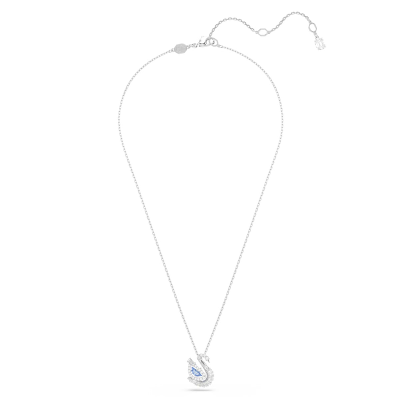 Swarovski Swan Silver Necklace 5723389-zoom-
