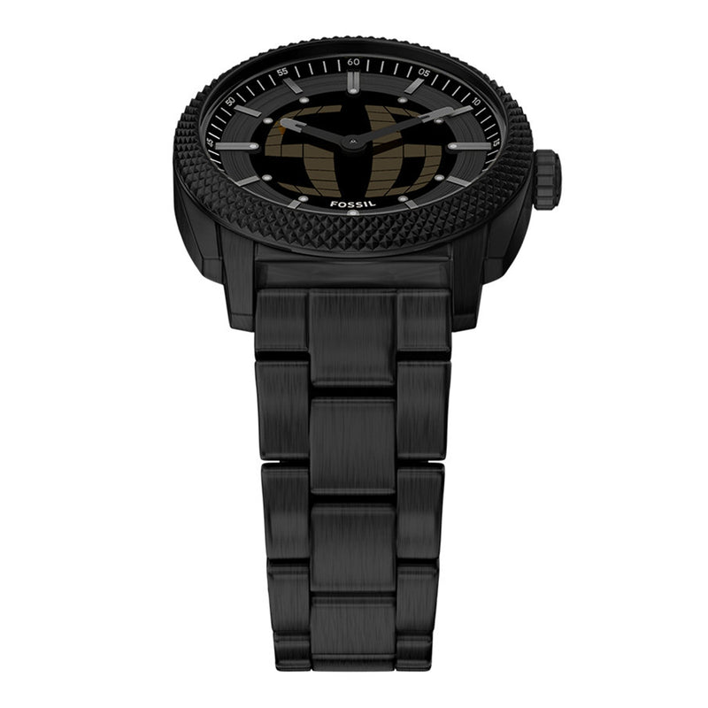 Fossil Machine Big Tic Round Black Dial Watch FS6156-zoom-