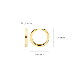 Blush Gold Ear Stud 7202YGO