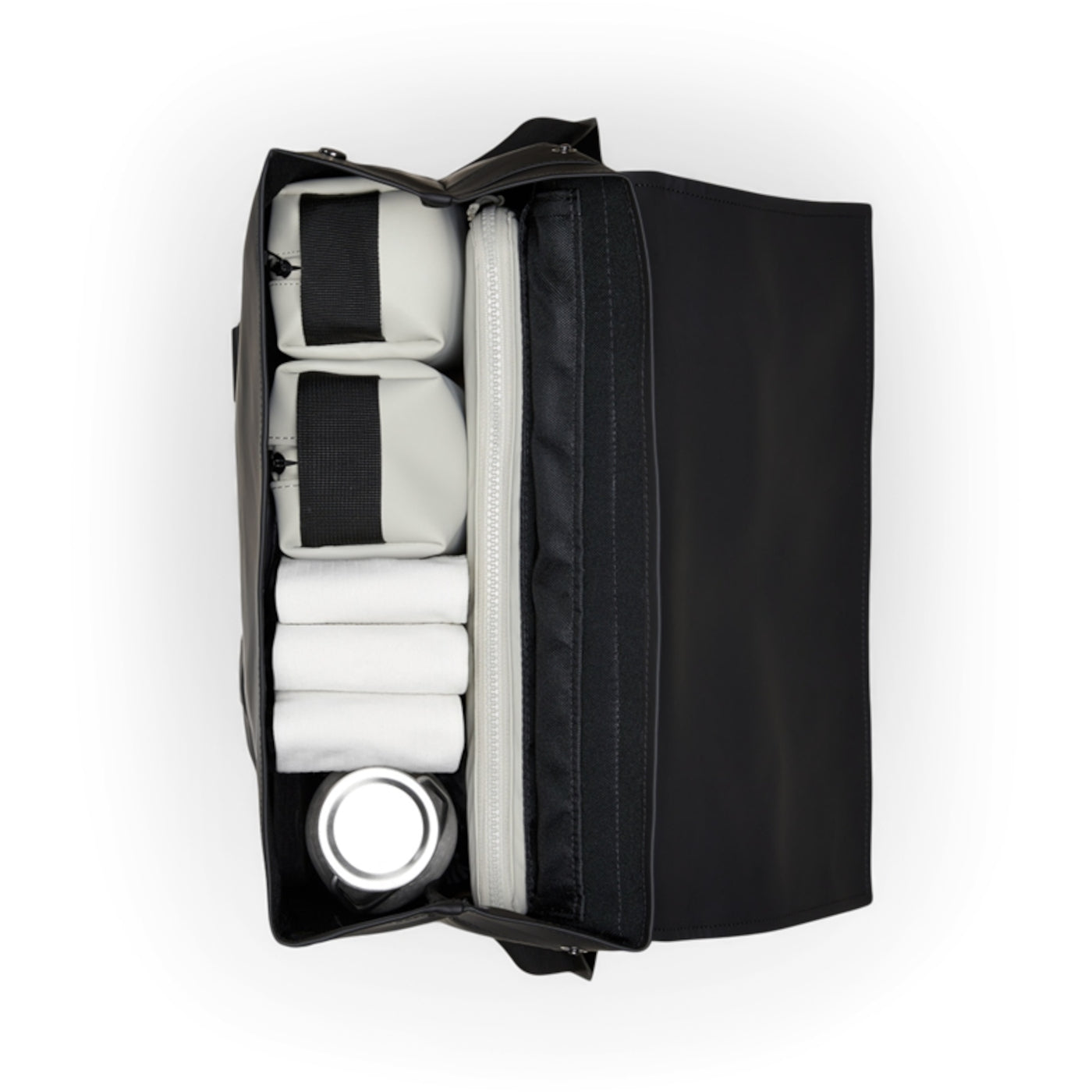 rains 1341 backpack Rains MSN Black Backpack Polyester Bag R13300-01