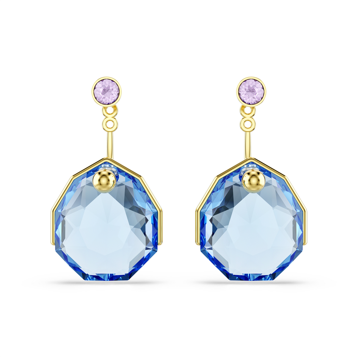 Swarovski Gema Gold Plated Earrings 5737449