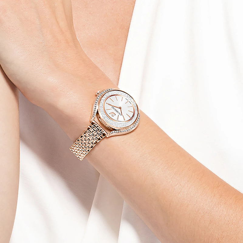 Swarovski Crystalline Rose gold Watch 5519459-zoom-