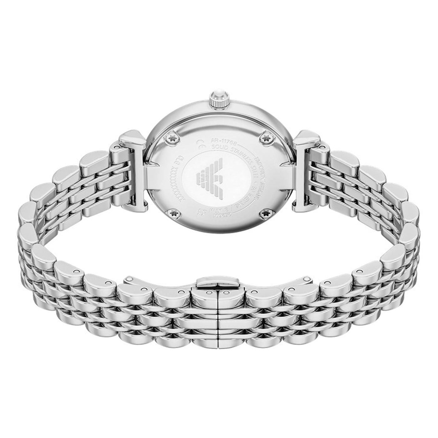 Emporio Armani Round White Dial Watch AR11768