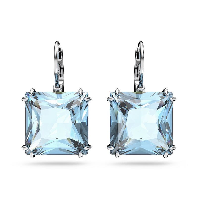 Swarovski Silver Drop Earrings 5619472-zoom-