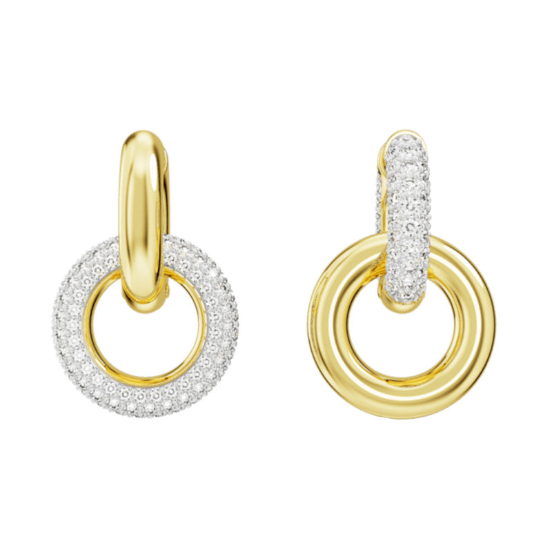 Swarovski Dextera Gold Earrings 5668818-zoom-