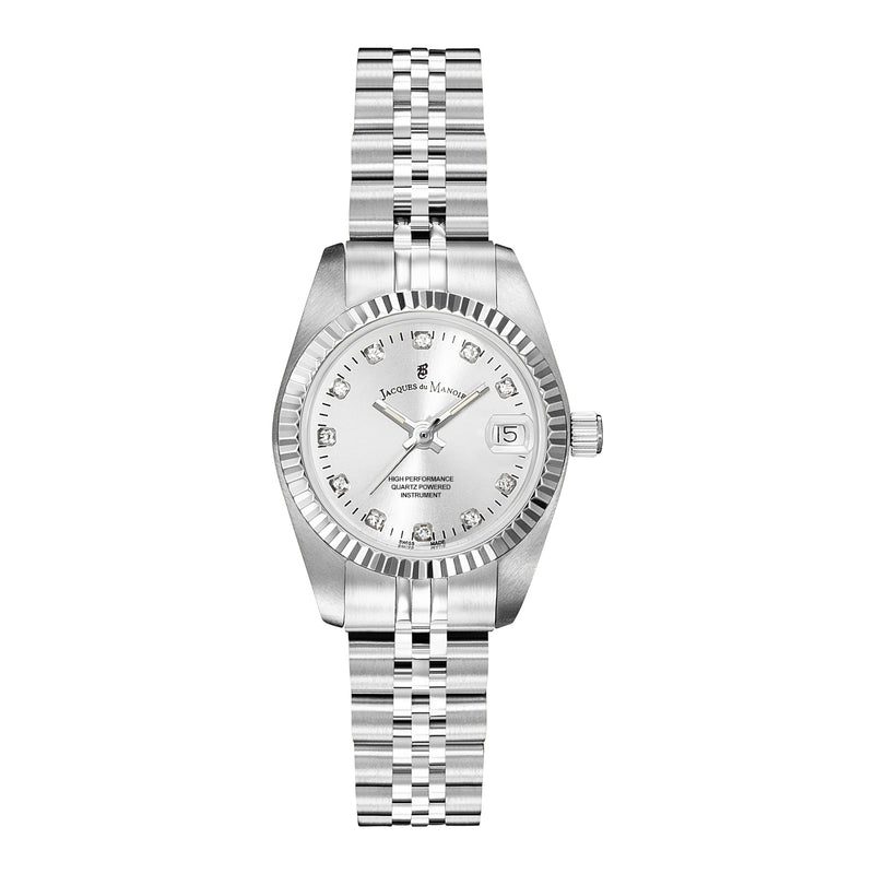 Jacques du Manoir Inspiration Silver Watch NRO.02-zoom-