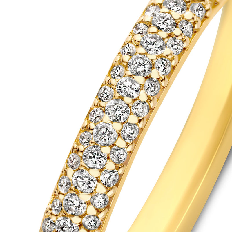 Isabel Bernard De la Paix Laure 14 Karat Gold Ring with Diamond 0.22 Carat IBD330035-58-zoom-